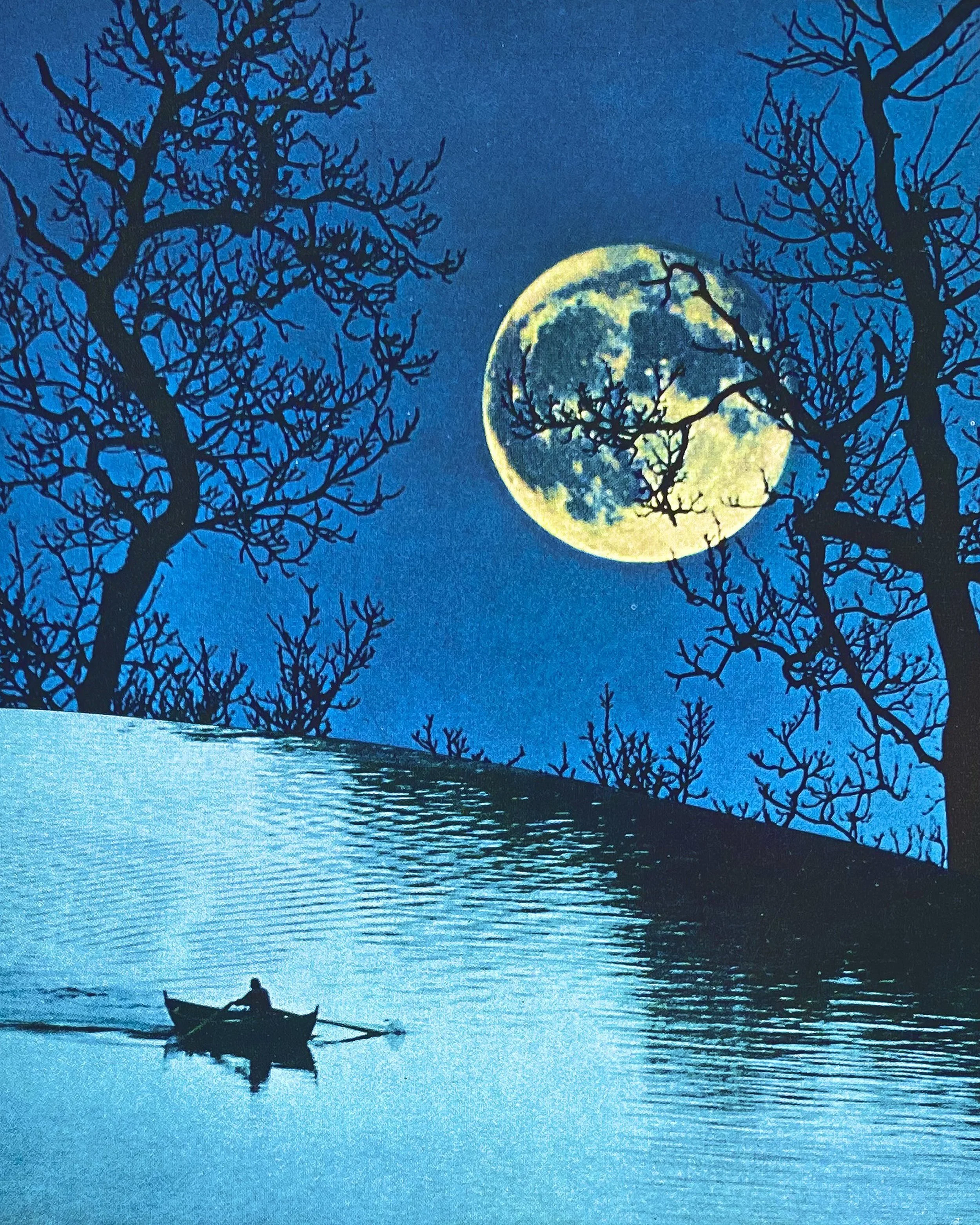 Moonlight on the River - Signed print — Connor 